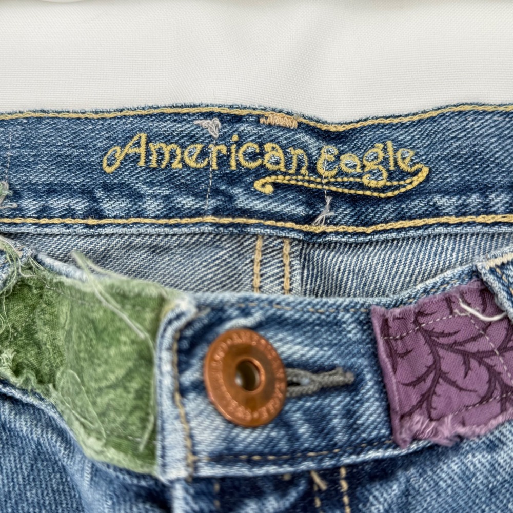 Patchwork Blue Jeans - image 9